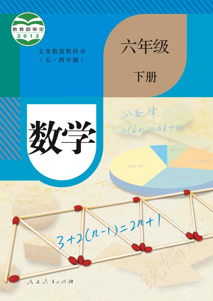 义务教育教科书（五•四学制）·数学六年级下册（人教版）PDF高清文档下载